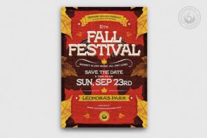 Banner image of Premium Fall Festival Flyer Template V2  Free Download