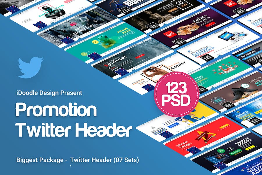 Premium Promotion Twitter Header  Free Download