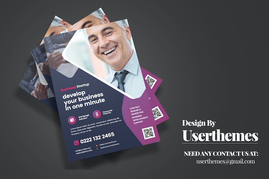Premium Modern Business Flyer Design Template  Free Download