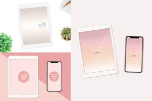 Banner image of Premium iPad and iPhone Mock-up  Free Download