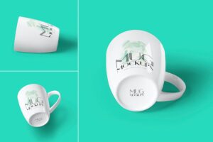Banner image of Premium 3 Ceramic Mug Mockups  Free Download