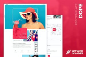 Banner image of Premium Dope Creative Photography Portfolio PSD Template  Free Download