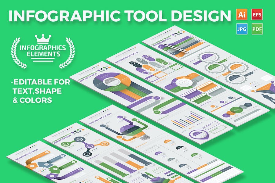 Premium Infographic Tool Design  Free Download