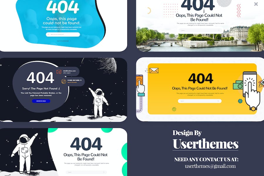 Premium Ultimate Creative 404 Pages Website Template  Free Download