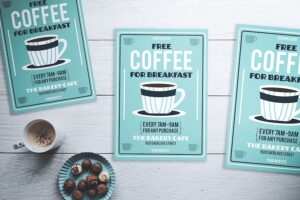 Banner image of Premium Free Coffee Flyer  Free Download