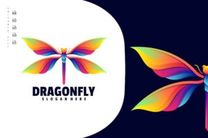 Banner image of Premium Dragonfly Logo Design  Free Download