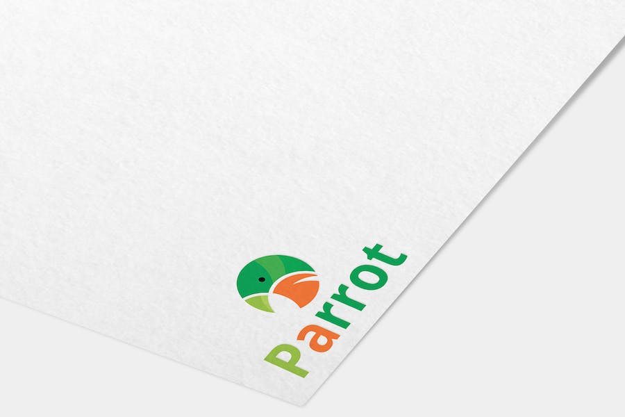 Premium Parrot Logo Template  Free Download