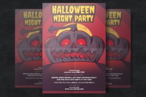 Banner image of Premium Halloween Party Flyer Template  Free Download