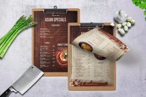 Banner image of Premium Chinese Single Page A4/US Letter Food Menu  Free Download