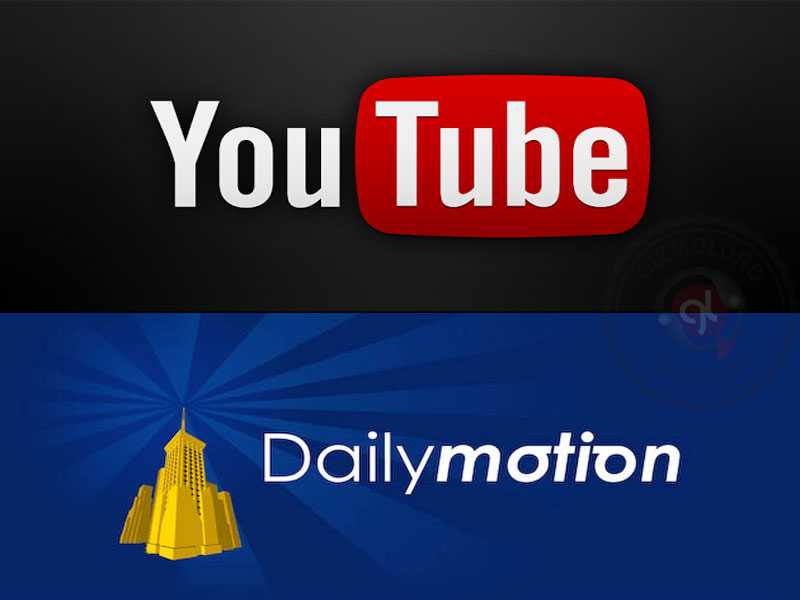 Background of Dailymotion and YouTube
