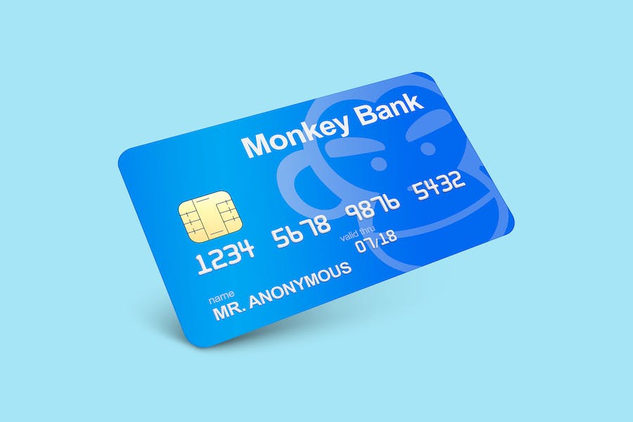 Premium Credit/Debit Card Mockup  Free Download