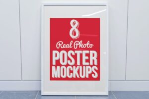 Banner image of Premium 8 Real Photo Poster Mockups  Free Download