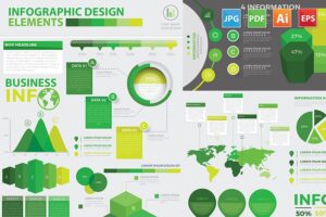 Banner image of Premium Modern Infographic Elements Design  Free Download