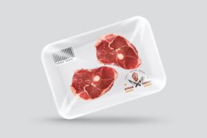 Banner image of Premium Meat Tray Foam Mock Up  Free Download