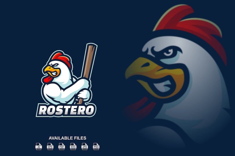 Premium Rooster Logo  Free Download