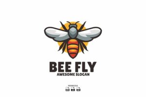 Banner image of Premium Bee Illustration Design Logo  Free Download