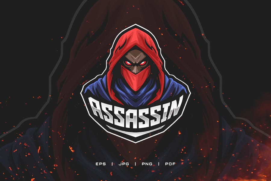 Premium Assassin Esports Logo  Free Download