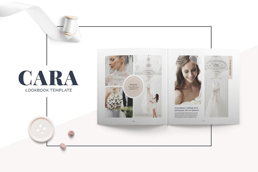 Premium Cara Lookbook Template  Free Download