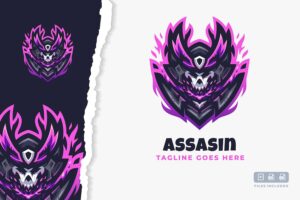 Banner image of Premium Assassin Logo Template  Free Download