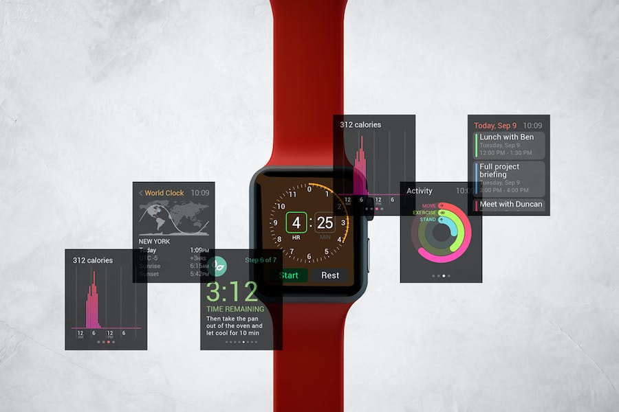Premium Apple Watch Mockup V.3  Free Download