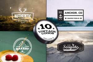 Banner image of Premium 10 Vintage Logos Volume 2  Free Download