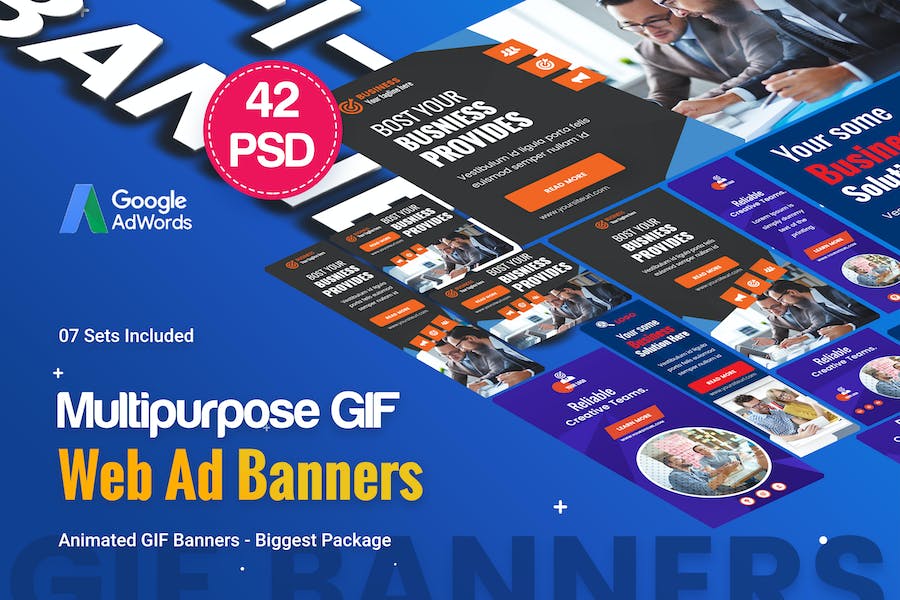 Premium Animated GIF Multipurpose Banner Ad  Free Download