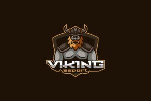 Banner image of Premium Viking eSport and Sport Logo   Free Download