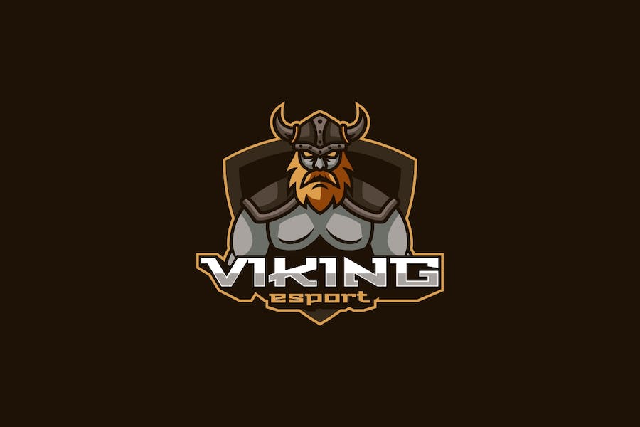 Premium Viking eSport and Sport Logo   Free Download