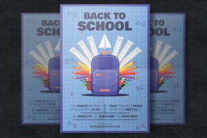 Banner image of Premium Back to School Flyer Template  Free Download