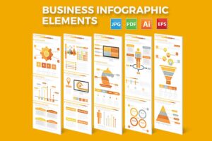 Banner image of Premium Business Infographics Elements  Free Download