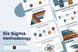 Banner image of Premium Six Sigma Methodology Illustrator Infographics  Free Download
