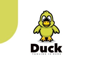 Banner image of Premium Duck Mascot Logo  Free Download