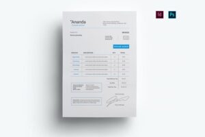 Banner image of Premium Invoice Template  Free Download