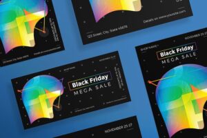 Banner image of Premium Black Friday Sale Flyer and Poster Template  Free Download