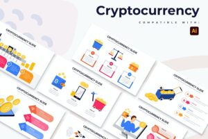 Banner image of Premium Business Cryptocurrency Illustrator Infographics  Free Download