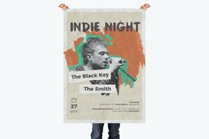 Banner image of Premium Indie Night Flyer  Free Download