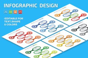 Banner image of Premium 4 Steps Infographic  Free Download