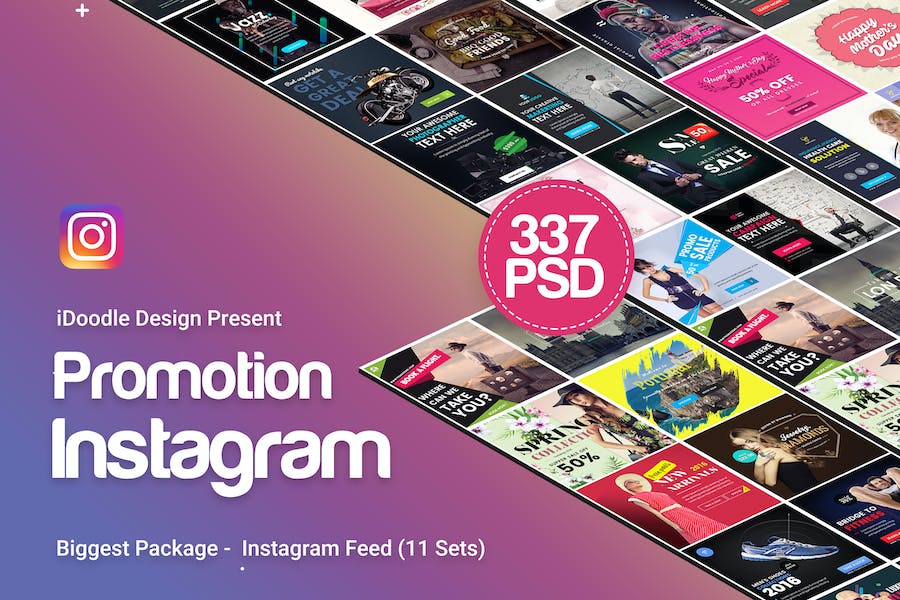 Premium Promotion Instagram Banners Ads  Free Download