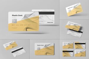 Banner image of Premium Plastic Card Mock-Up 2  Free Download