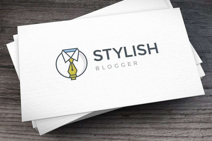Premium Stylish Blogger Logo Template  Free Download