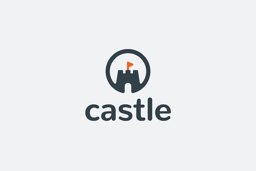 Premium Castle Logo  Free Download