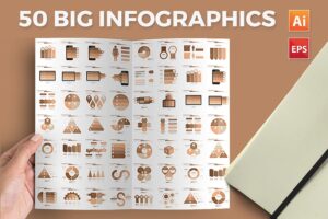 Banner image of Premium 50 Infographics Design  Free Download