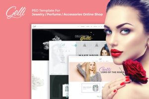Banner image of Premium Gelli - E-commerce PSD Template  Free Download