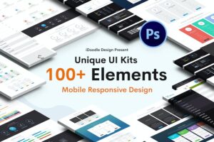 Banner image of Premium UI Kits Website Design Mobile Responsive  Free Download