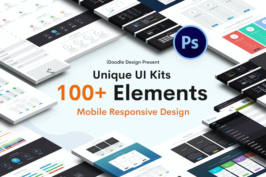 Premium UI Kits Website Design Mobile Responsive  Free Download