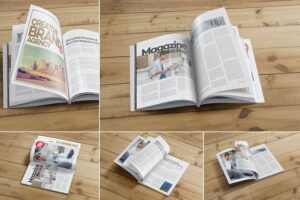 Banner image of Premium Magazine Mockups PSD  Free Download