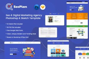 Premium SeoPlan - SEO & Digital Marketing Template Free Download