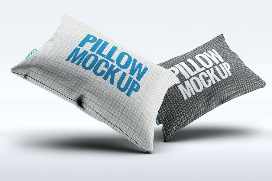 Premium Fabric Pillow Mock Up  Free Download