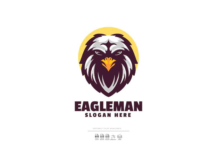 Premium Eagle Mascot Logo  Free Download