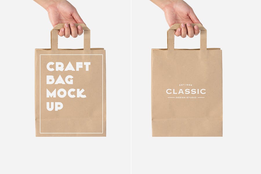 Premium Craft Bag Mock-Up Vol. 03  Free Download